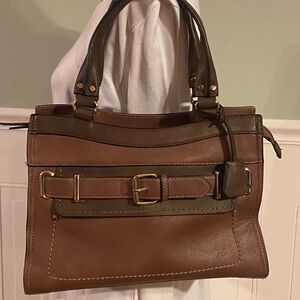 Simply Noelle Brown Leather Bag